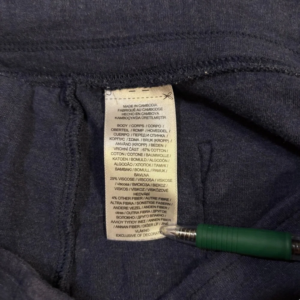 Polo Ralph‎ Lauren Mens Blue Sweat Shorts with Zipper Pockets